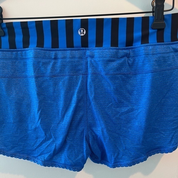 Lululemon Shorts Blue Athletic Drawstring - Picture 4 of 10